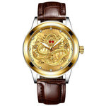 Holiday gift(sell at a low price)Golden luxury waterproof fashion watch